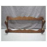 Wooden Rack With Decorative Curves
