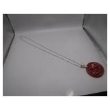 Sterling Silver Asian-Inspired Necklace, 925...