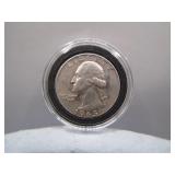 1963 D Washington Silver Quarter
