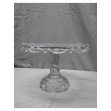 Moon and Stars Glass Cake Platter