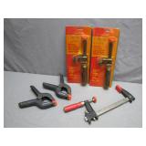 Various Clamps for Woodwork Projects