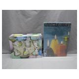 Porcelain Tumbling Bunnies & Candle Kit