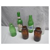 Vintage Glass Bottles Collection