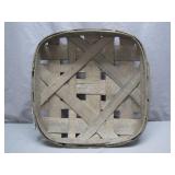 Square Split-Oak Gathering Basket