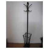Metal Coat Rack Umbrella Stand