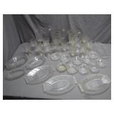 Early 20th-Century Pressed Glass Tableware Set
