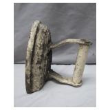 Cast Iron Clothes Iron with Rustic Charm