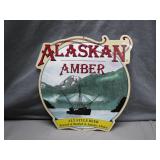 Alaskan Amber Beer Tin Sign
