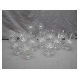 La Flo Cut Glass Stemware Collection