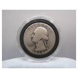 1938 S Washington Silver Quarter