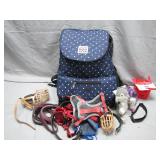 Dog Travel Gear Backpack With Accessories