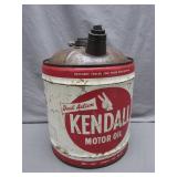 Mid-20th Century Kendall Motor Oil Can