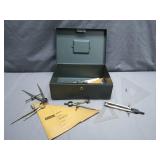 Metal Case with Drafting Tools Set