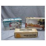 Kitchen Tool Trio: Electric Knife, Slicer,...