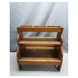Vintage Wooden Organizer Caddy