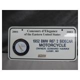 2001 Concours d'Elegance Display Plaque