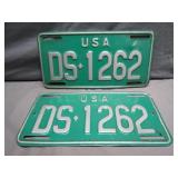 1960/70's US Armed Forces Germany License Plates