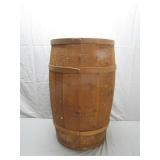 Wooden Barrel w/ 'Bath and Body Works' Stamp