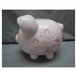 Ceramic 'My First Piggybank' with Pastel Design