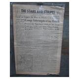 1944 'The Stars and Stripes' WWII Newspaper