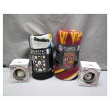 NFL Fleece Throws and Ornaments Set