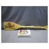 Double-Sided Leinenkugel's Beer Oar & NIB Game