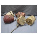 Maritime Wooden Fishing Floats