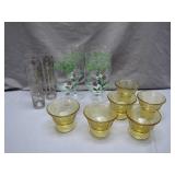 Eclectic Glassware Trio Set for Collectors