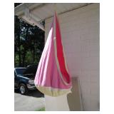Hanging Pink Cocoon Swing Chair