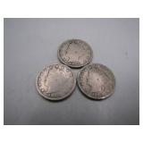 1900-1902 Liberty Head 'V' Nickels