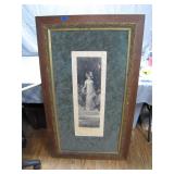 Framed Portrait of a Lady, 28 in. x 49 in.