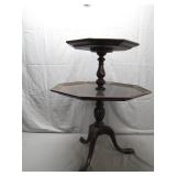 Two-Tier Wooden Accent Table