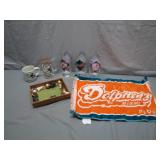 Sports Collectibles Lot With Dolphins Focus