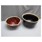 2 McCoy Pottery Mixing Bowls