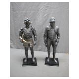 Two Medieval-Style Knight Figurines
