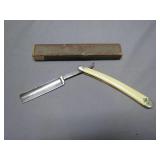 Barber's Concave Straight Razor with Box