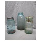 Three Ball Mason Jars