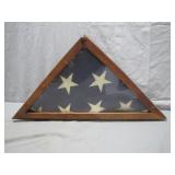 Flag Display Case w/ Folded American Flag