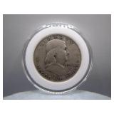 1948-D Benjamin Silver Half Dollar