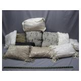 Decorative Throw Pillows with Varied Designs