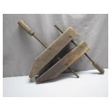 Adjustable Wooden Hand-Screw Clamps