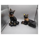 Egyptian Black Lenox Cat Figures