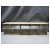 Stor-All 5 Slot Plastic Hardware Organizer