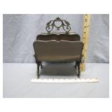 Vintage Brass Hollywood Regency Letter Holder