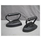 Cast Iron Sad Irons with Handles