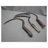 3 Traditional Hand Sickles