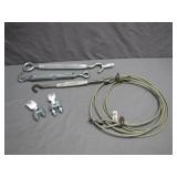 Steel Cable and Rigging Hardware Set