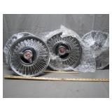 4 Ford Falcon Hubcaps