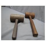 Two Wooden Mallets