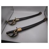 Stamped US '1860' Sword Letter Openers